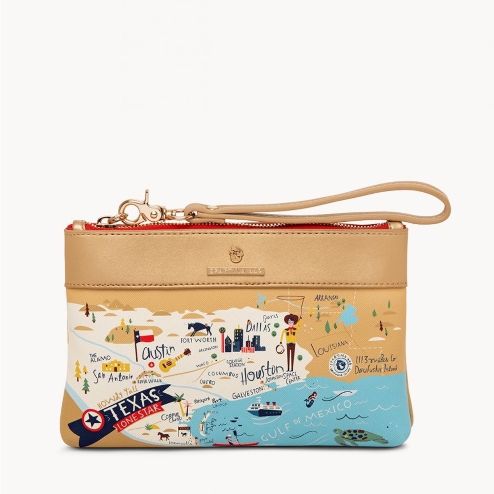 NWT Spartina 449 Texas Scout Wristlet